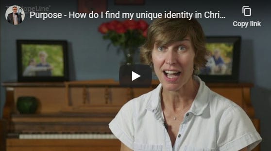 Purpose – How do I find my unique identity in Christ?