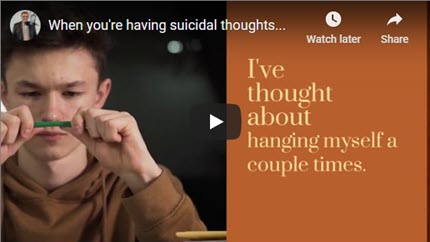 I’m Having Suicidal Thoughts, The World Hates Me