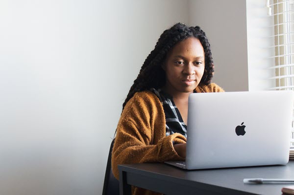 young black woman studying in college How Counseling in College Changed My Life TheHopeLine