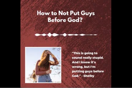 How to Not Put Guys Before God?